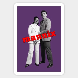 Mannix - Mike Connors, Gail Fisher - 60s/70s Cop Show Sticker